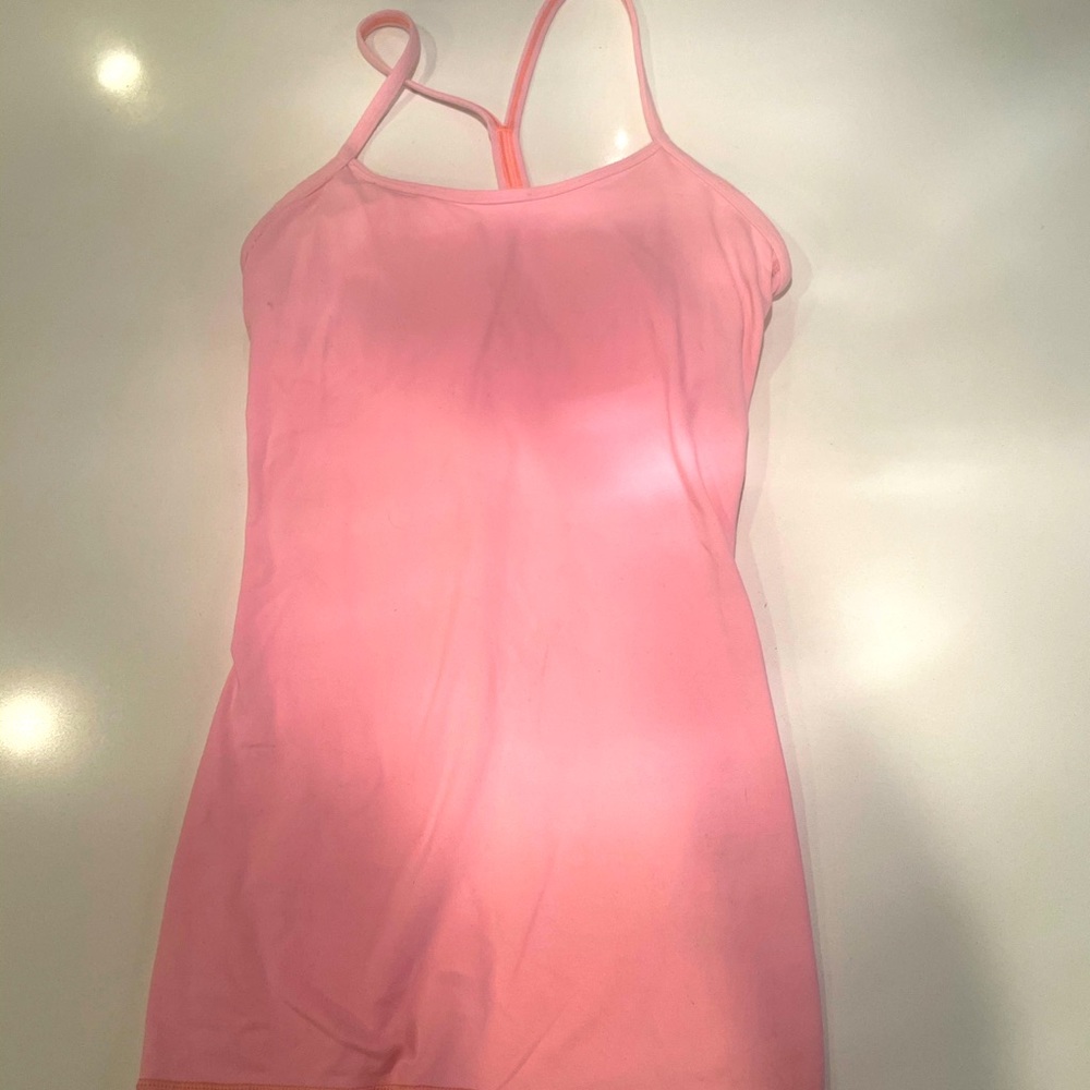 Lululemon tank built in bra and pads size 4